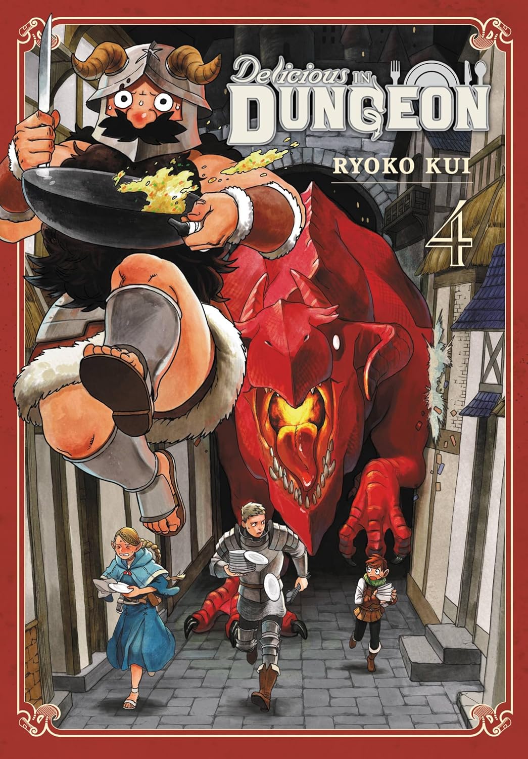 Cover of Delicious in Dungeon, Vol. 4